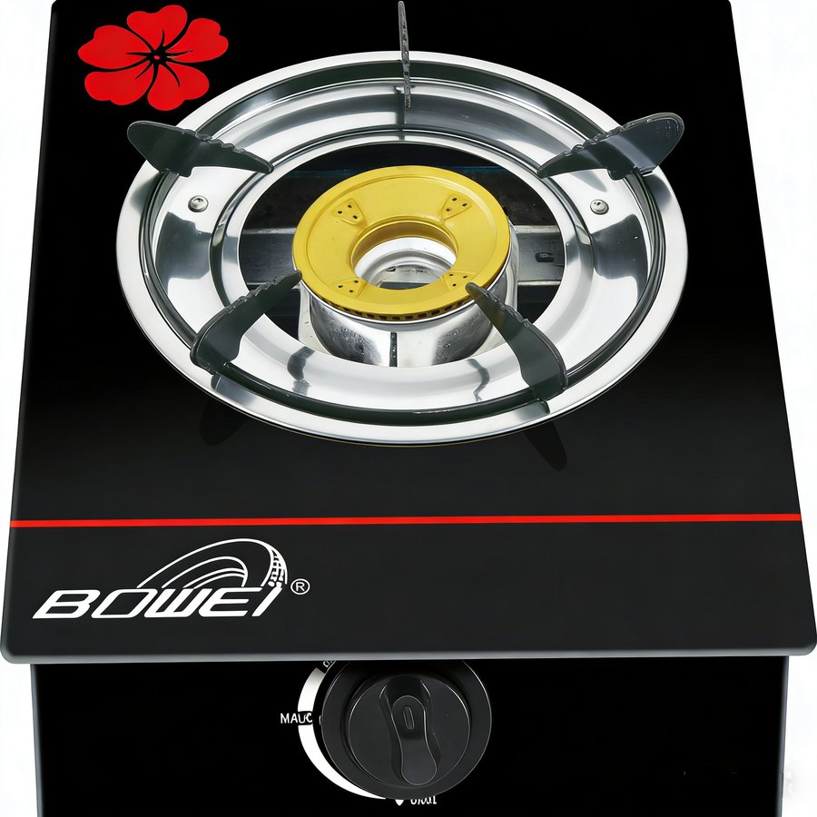 Glass 1 Burner Gas Stove