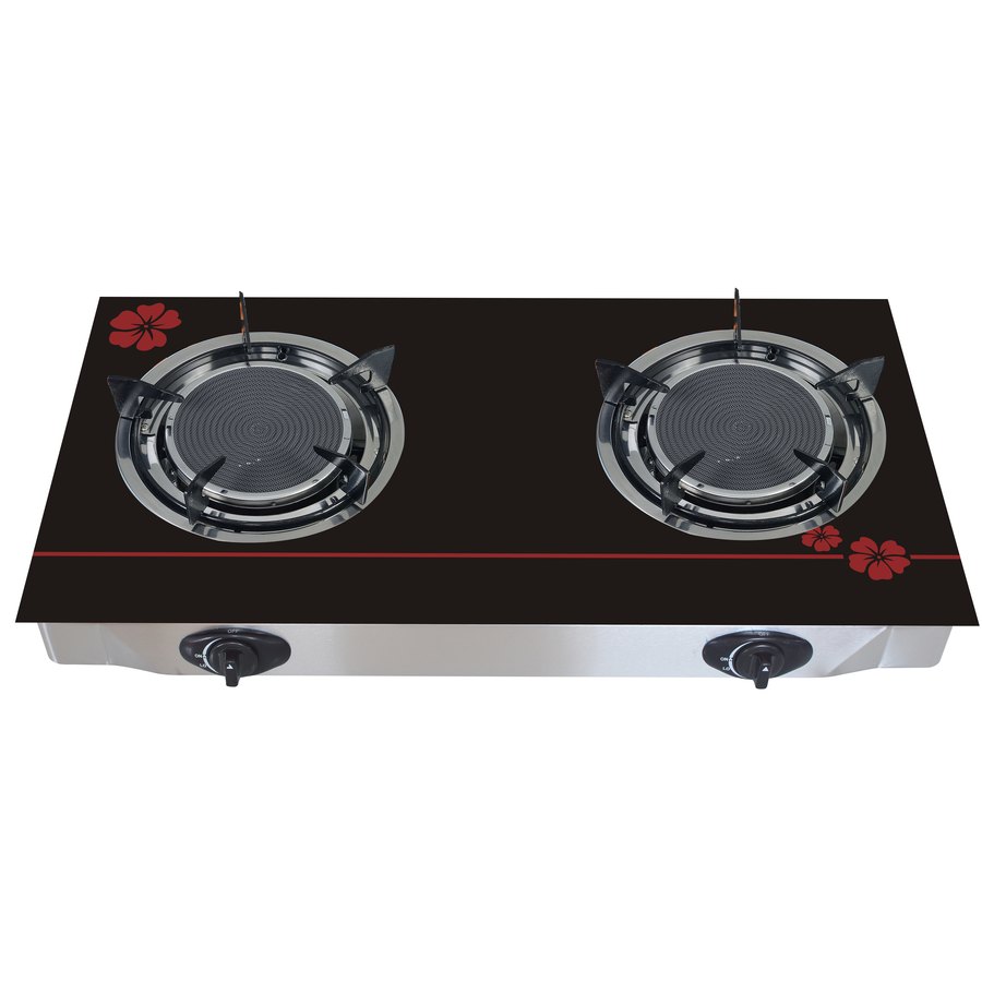 Glass 2 Burner Gas Stove