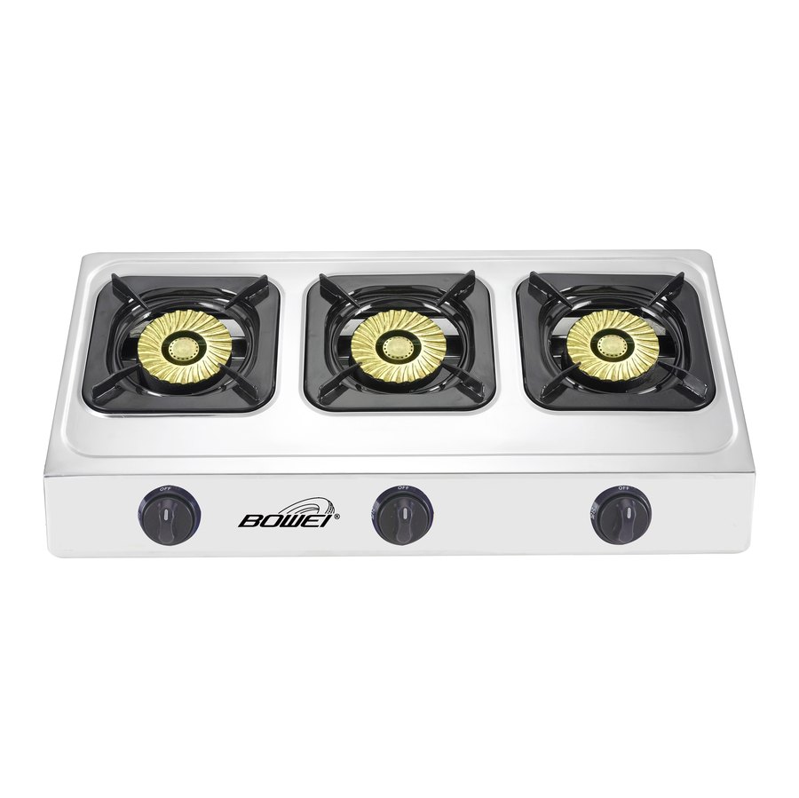 3 Burner Portable Gas Stove
